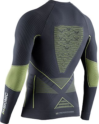 Превью  Термофутболка X-BIONIC Energy Accumulator 4.0 Round Neck LG SL Men Charcoal/Yellow